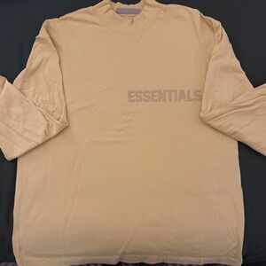 Essentials Fear of God Yellow long sleeve shirt sz M
